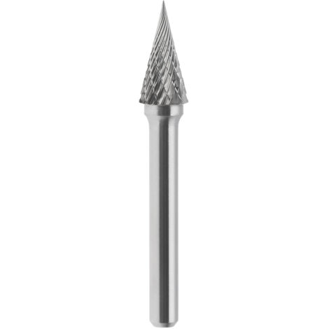 Lime rotative HM pointe conique cruciforme 8x20 mm tige 6 (1/3)