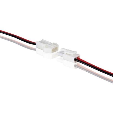 Velleman – Connecteur flexible LED unicolore mâle-femelle 50 cm – Tension 24V – Courant 5A – 2 contacts – LCON12