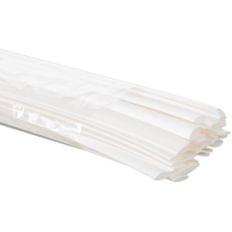 Gaine Thermoretractable 2:1 - 9 5mm - Blanc - 25 Pcs (1/2)