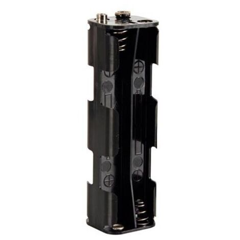 BH382B Support de pile 8x LR6 (AA) raccordement par empreinte pile 9V (L x l x H) 108.5 x 31.5 x 29.5 mm V44352