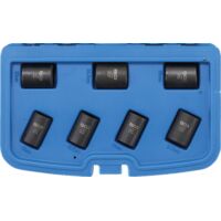 BGS Jeu de douilles pour vis à profil spiralé / Extracteur de vis entraînement carré intérieur 12,5 mm (1/2") SW 17 - 26 mm 7 pièces - 5291