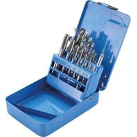 Bgs Technic – Coffret tarauds et forets HSS M3-M12 – 7 tarauds et forets pour métal – Boîte pliante en métal – Usinage précis