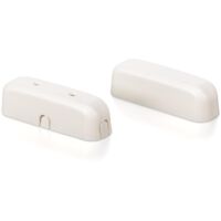 Velleman – Détecteur d'ouverture avec interrupteur Reed NC – Installation en surface – Longueur de câble 25 cm – Ouverture de 25 mm – Couleur blanche