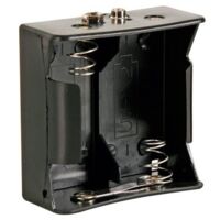COUPLEURS DE 2 PILES D (LR20). AVEC CONTACTS A PRESSION BH121B RI679