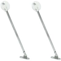 Cyclingcolors – Lot de 2 compas d'abattant à frein 275mm – Freinage réglable – Pour meubles en bois – Charnières et supports de secrétaire