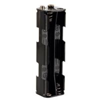 BH382B Support de pile 8x LR6 (AA) raccordement par empreinte pile 9V (L x l x H) 108.5 x 31.5 x 29.5 mm V44352