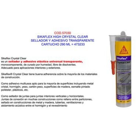 Sikaflex Mastic Transparent Haute Brillance 290 ml (1/3)