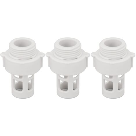 Connecteur de bouchon de vidange de tuyau de piscine, adaptateur de tuyau de piscine, bouchon de Drainage d'eau pour piscines rondes Intex 10184, filetage de 25mm, 3 pièces (1/5)