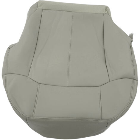 Housse de siège inférieur de conducteur avant, protection de siège de voiture en cuir PU de remplacement pour Chevy Suburban 19992002 gris (1/5)