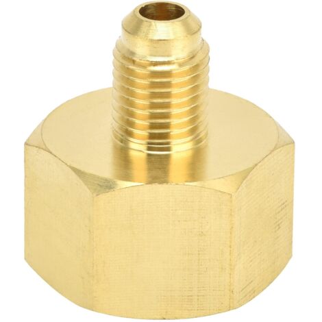 – Adaptateur de réfrigérant 1/4 SAE vers W21 – Laiton – Réfrigérants R32 R134A R407A R404A R422A R422D – Connecteur de remplissage (1/5)