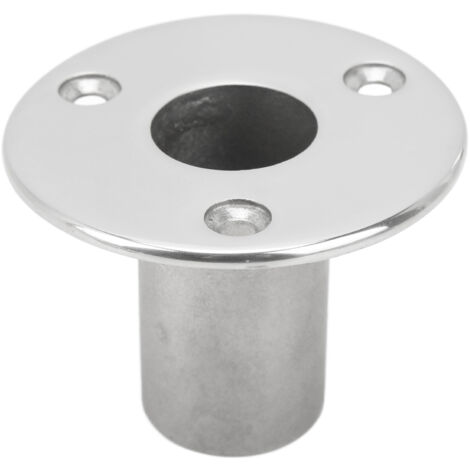 Raccord de main courante de bateau de 25mm, Base de Tube de main courante en acier inoxydable 304 à 90 degrés pour Yacht Marine (1/5)