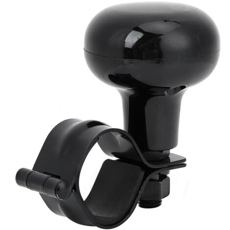 Bouton auxiliaire de booster de boule de volant pour voiture universelle noir (1/5)