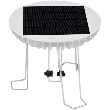 Agitateur solaire BSV-SW003 IP65 5V 2W batterie blanc bassin (1/5)