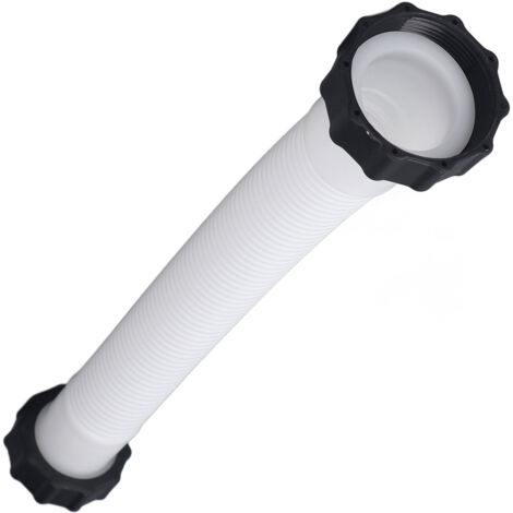 Tuyau de remplacement de pompe de piscine pour Intex Tuyau de remplacement de piscine de diamètre 1,5 po pour piscines hors sol Blanc 0,4 m / 1,3 pi (1/5)
