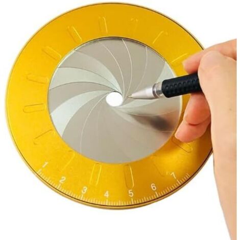 Csparkv – Outil de dessin de cercle réglable en acier inoxydable – Mesure de cercles de 25 à 78 cm – Précision pour gravure et menuiserie (1/4)