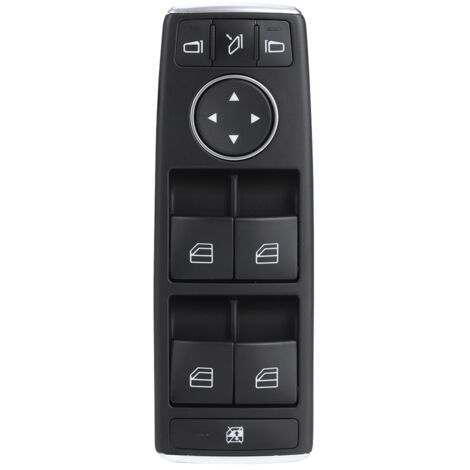 Interrupteur de fenêtre électrique, interrupteur d'alimentation noir avant gauche haute sensibilité résistant à l'abrasion 2128208310 pour accessoire de voiture (1/5)