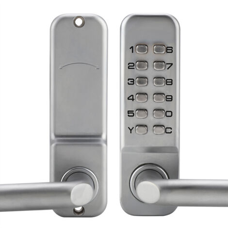 Sjlerst – Serrure à code mécanique étanche – Combinaison 1 à 11 chiffres – Épaisseur de porte 30-60 mm – Sécurité renforcée pour bureaux et portes intérieures (1/5)