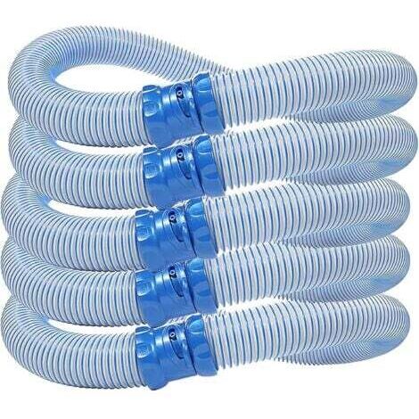 Aiperq – Tuyau d'aspiration pour aspirateur Zodiac MX6 MX8 – Lot de 5 pièces – Matériaux durables – Longueur 1 mètre pour nettoyage efficace (1/4)