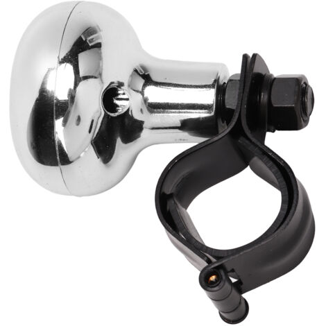 Bouton d'aide argenté pour rehausseur de volant, accessoire universel pour voitures et bateaux (1/5)