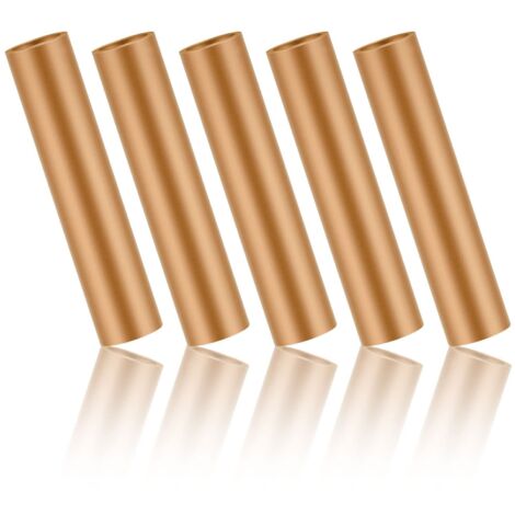 – Tube en cuivre pur creux 5 pièces – Diamètre extérieur 56mm – Paroi intérieure épaissie – Bonne conductivité pour raccordement câbles (1/5)