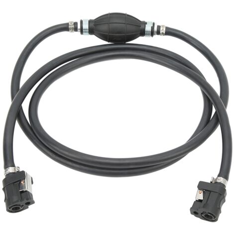 Tuyau de gaz noir résistant au vieillissement, conduite de carburant à haut débit de carburant, anti-fuite, pour moteur hors-bord marin de camping-car, 8mm (1/5)
