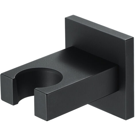 Support de Douche à Main Noir Support de Pommeau de Douche Laiton Support de Tête de Douche Montage Mural Support de Douchette Rectangle Support Douchette,noir (1/4)