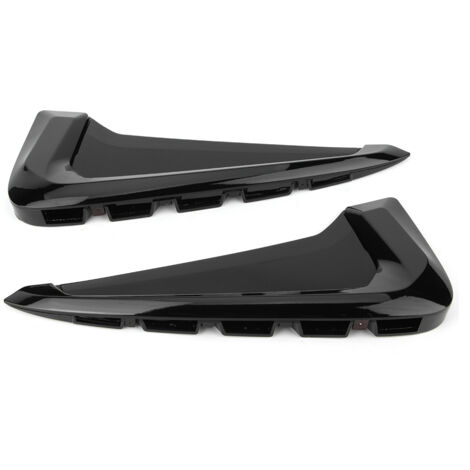 Couvercle de ventilation latéral noir, 2 pièces, garniture de décoration, accessoires de voiture adaptés pour X5 F15 2014 – 2018 (1/5)