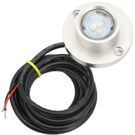 Lumière LED sous-marine Marine DC 12 V 24 V en acier inoxydable universel adapté pour bateau Yacht éclairage au bord de l'eau blanc (1/5)