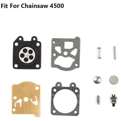 Nouveau kit de réparation de carburateur accessoires de tondeuse à gazon débroussailleuse scie à chaîne kit de réparation huile de coupe scie carburateur 4500 (1/5)