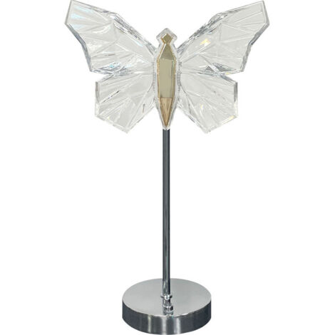 Lampe de Table Lampe de Table en cristal papillon, lampe de nuit décorative, intensité variable (1/2)