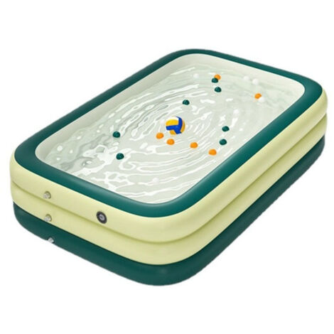 AIPERQ Piscine Gonflable familiale pour Enfants et Adultes - Piscine de Jardin familiale - 1.5m - Trous de drainage (1/4)