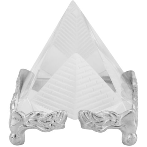 Pyramide de quartz, sculpture pyramidale, artisanat délicat, excellente technique de polissage, décoration d'intérieur pour le bureau (1/5)