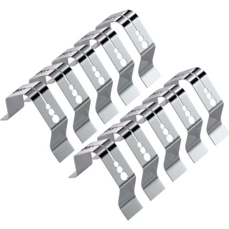 Lot de 10 supports de sonde à 3 trous, clip de sonde de température pour barbecue à viande, support de sonde universel de style A (1/5)