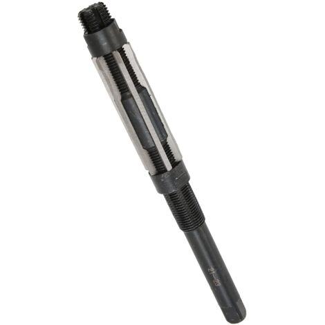 Alésoir réglable Main 21-23 mm Outil de serrage 6 flûtes droites Outil de fraisage Longueur 64 mm 9SiCr Plage de réglage 21‑23 mm (1/4)