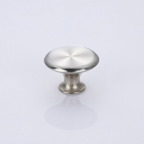 10PCS argent Tiroir de Porte Poignée, 30mm Bouton de Meubles, Unique Trou Rond Boutons de Tiroir, Boutons de Porte, Poignées de Meuble pour Placard Armoire Cuisine, Chambre d'enfant (1/5)