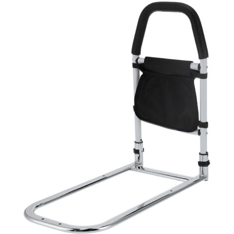 Main courante latérale de lit, barre d'appui de protection des mains pour personnes gées avec sac de rangement, usage domestique (1/6)