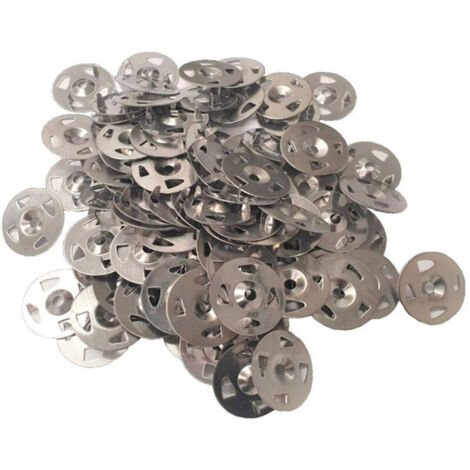 Rondelles de fixation (x100) Inox pour panneaux prêts à carreler (1/5)
