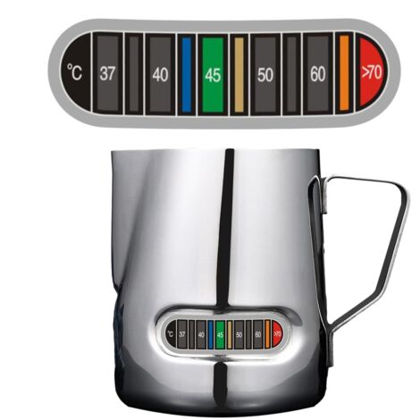 Thermomètre À Bande Réutilisable - Autocollant De Température De Tasse De Café, Affichage De Température Pour La Fermentation Groupe De Changement De Couleur Adhésif Pour Brassage De Bière De Vin Ko