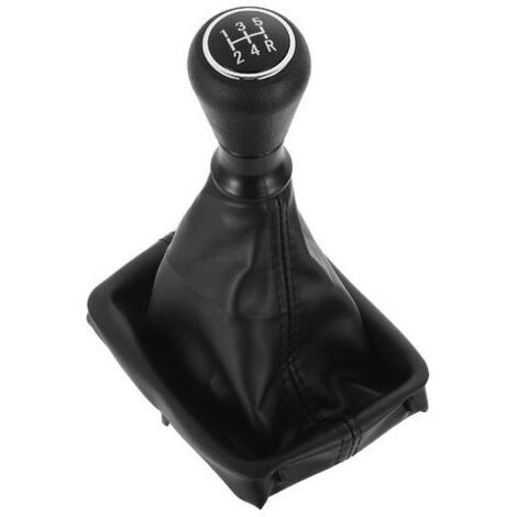Pommeau de Levier de Vitesse avec Soufflet Compatible pour Peugeot 206 (1/5)