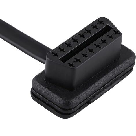 Câble Rallonge Diagnostic de Voiture On-Board Diagnostics2 Câble d'Extension On-Board Diagnostics2 16 Broches Mâle à Femelle 30cm/60cm/100cm(100CM) (1/5)