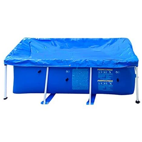Bache Piscine Ronde, Bache A Bulle Piscine Rectangulaire Solaire, Bâche Pour Bassin Exterieur, Bache Bulle Piscine, Bache Piscine Chauffante Hors Sol De Jardin Spa Piscine Protection d Ete Bleu-92x240 (1/5)
