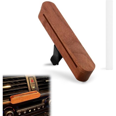 Désodorisant pour Voiture – Bois de Noyer, Diffuseur de Parfum Élégant pour Véhicule, Compact – Accessoire Intérieur pour une Expérience de Conduite Rafraîchissante (1/5)