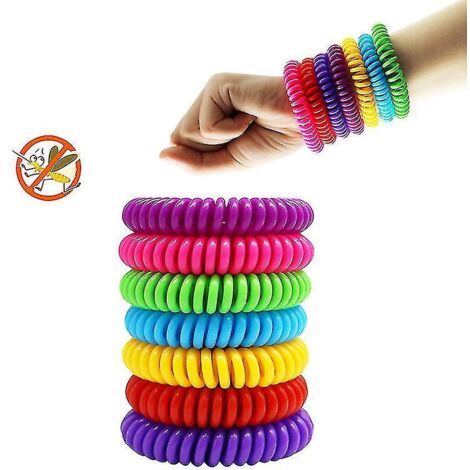 10 Pack Mosquito Repellent Bracelet Deet-free Natural Anti Bug Wristbands For Adults & Kids (1/5)