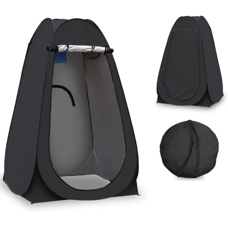 Tente de Toilette Pop Up Toilette Cabinet de Changement Anti-UV Tente de Douche pour la Plage, la pêche, Le Bain, l'extérieur, avec Un Sac de Transport (1/4)