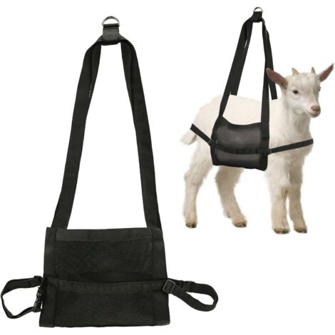 Écharpe de Veau pour Peser Animaux Nouveau-Nés, Écharpe Poids d'agneau avec Sangles et Boucle Réglables Balance Suspendue Nylon pour Bétail pour Coupe des Sabots Bébé Chèvre Toilettage Chien (1/5)