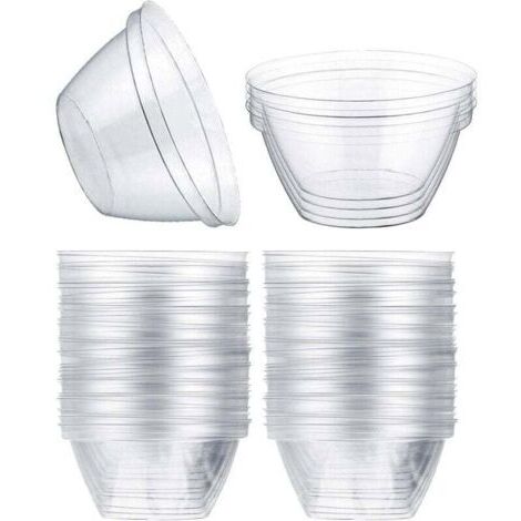 Sunxury – Pack de 50 cloches de protection contre le gel – Couvertures réutilisables pour jardin – Diamètre 4,5 cm – Maintien de l'humidité et chaleur