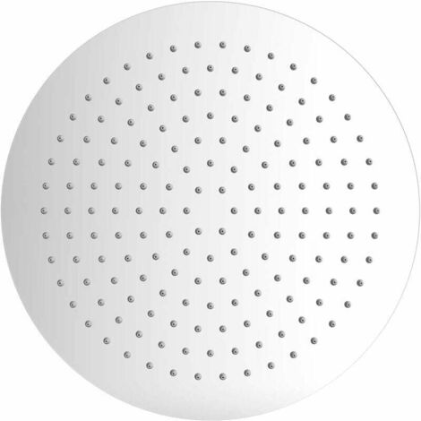 Douche Inox - Douche Economie d'Eau, Pommeau de Douche Ronde 30CM, Tete de Douche Pluie Universelle Filetage 1/2 Pouce