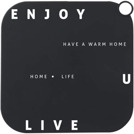 Bouchon de vidange carré, en silicone, anti-odeurs, pour évier de cuisine et salle de bain(1PCS) (1/5)