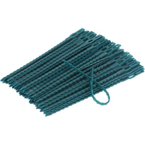200 pièces17 cm Attaches Plantes réglables, Attaches de Tomate Arbre Flexibles, Liens de Jardinage pour Ligatures, Attache Tuteur Jardin en Plastique pour Le Soutien des Plantes (1/4)