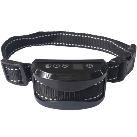 Collier anti-collier intelligent pour chien, collier de dressage rechargeable à ultrasons, collier de contrôle d'arrêt de chien à vibrations étanche (1/5)
